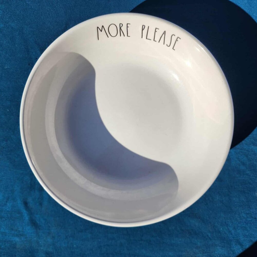 Rae Dunn "More Please" Large Bowl